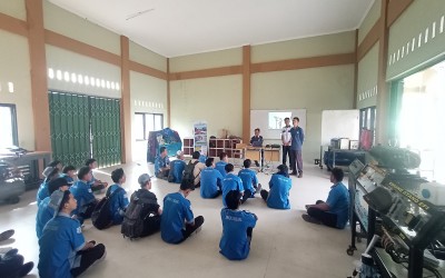 Sosialisasi LPK Nolen Training Center di SMKN 3 Selong: Persiapan Siswa Menuju Dunia Kerja